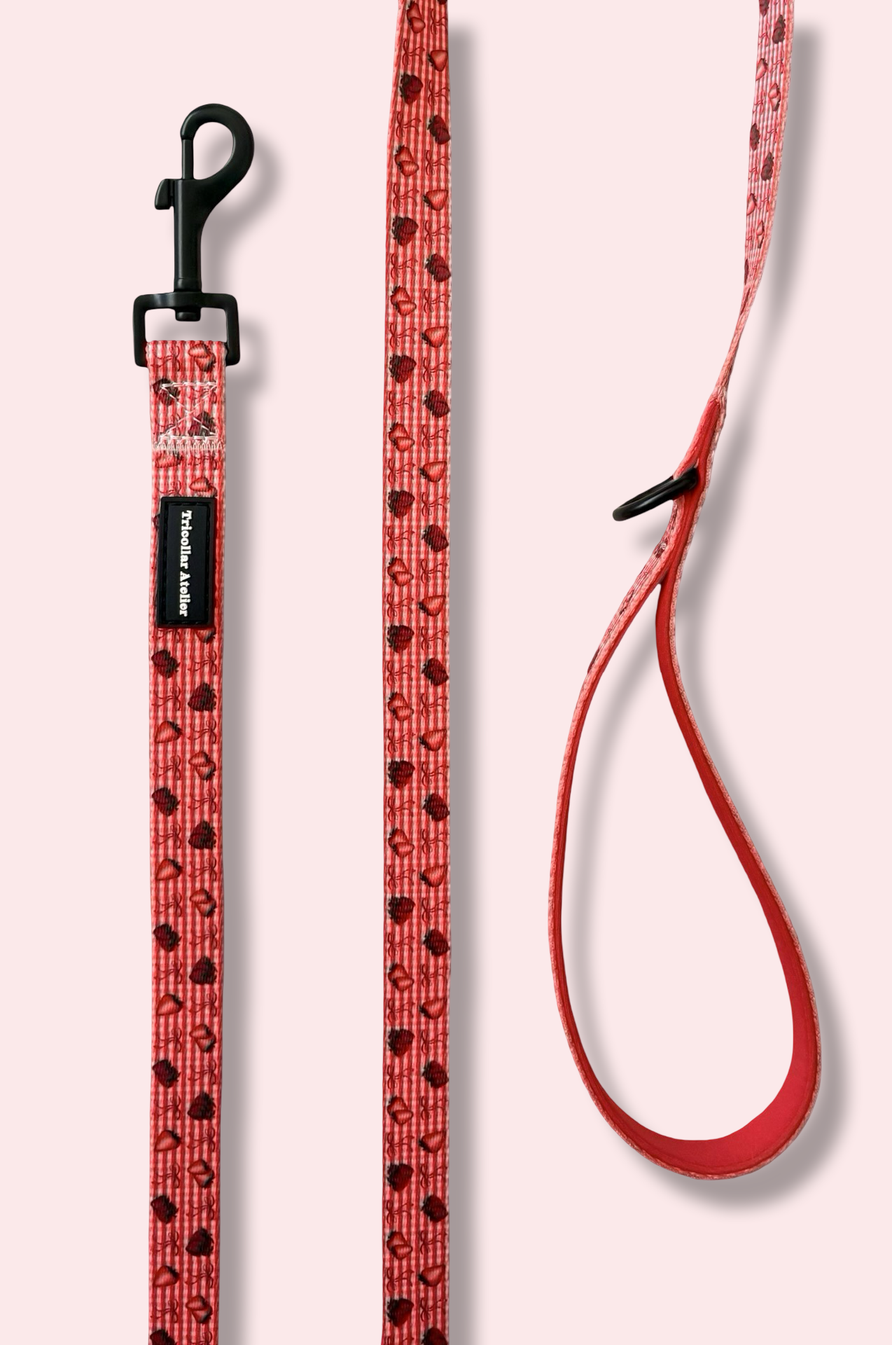 Paws & Berries - Strawberry dog leash